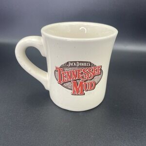 Jack Daniels Tennessee Mud Heavy Diner Style Mug w/ Amaretto Recipe 3.5in (8oz)